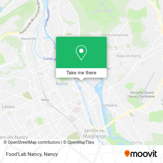 Food'Lab Nancy map