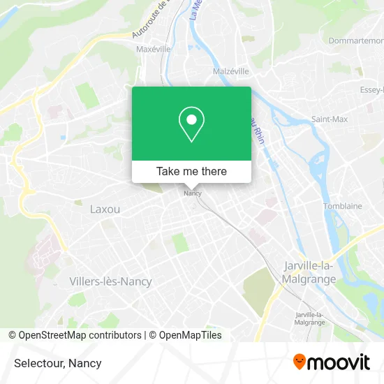 Selectour map