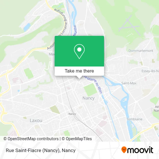 Rue Saint-Fiacre (Nancy) map