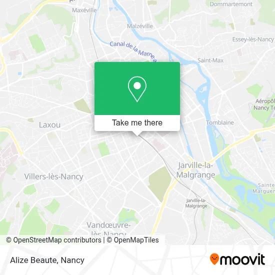 Alize Beaute map