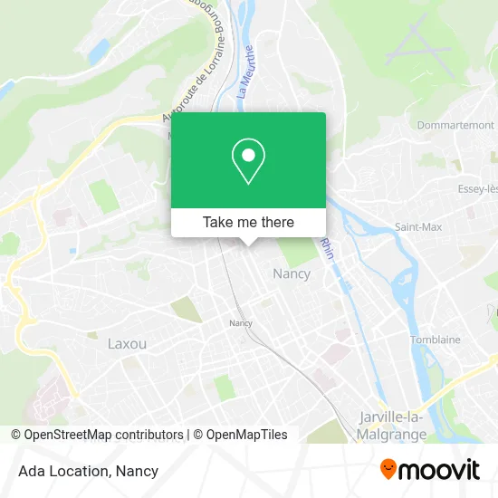 Ada Location map