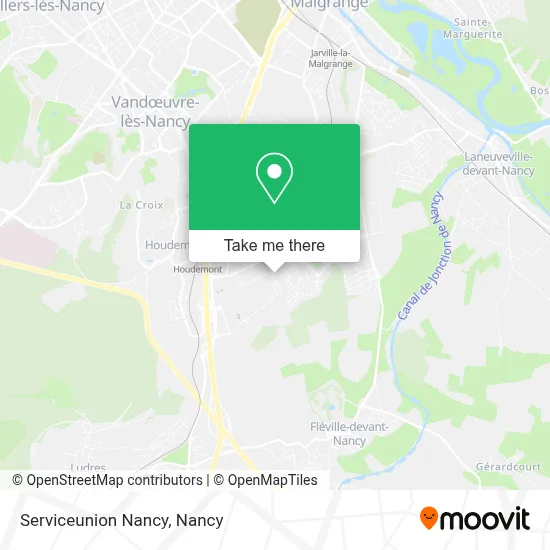 Serviceunion Nancy map
