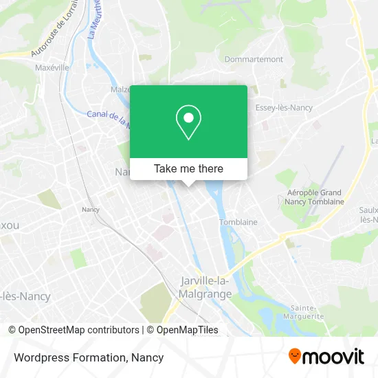 Wordpress Formation map