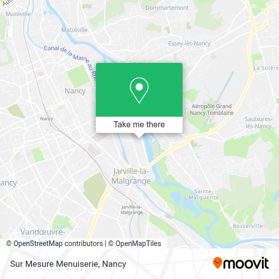 Sur Mesure Menuiserie map