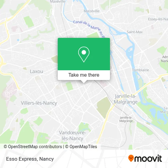 Esso Express map