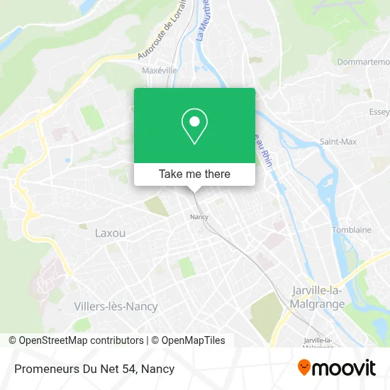 Promeneurs Du Net 54 map