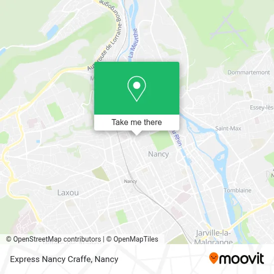 Express Nancy Craffe map
