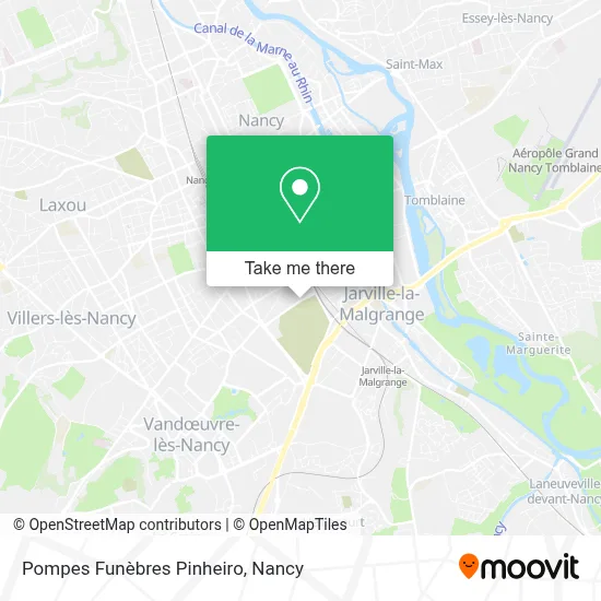 Pompes Funèbres Pinheiro map