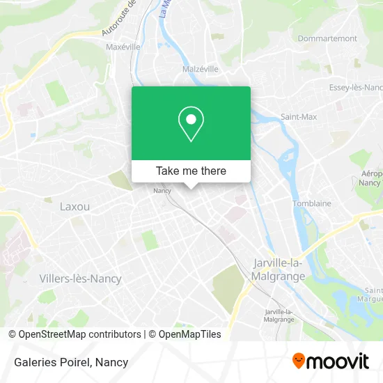 Galeries Poirel map