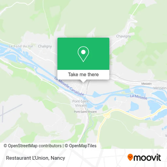 Restaurant L'Union map