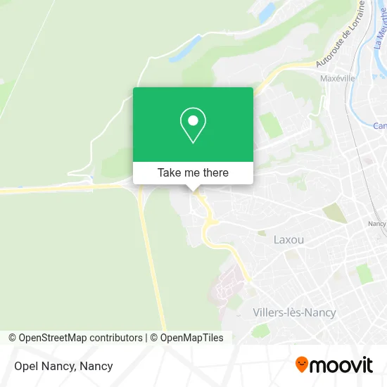 Opel Nancy map
