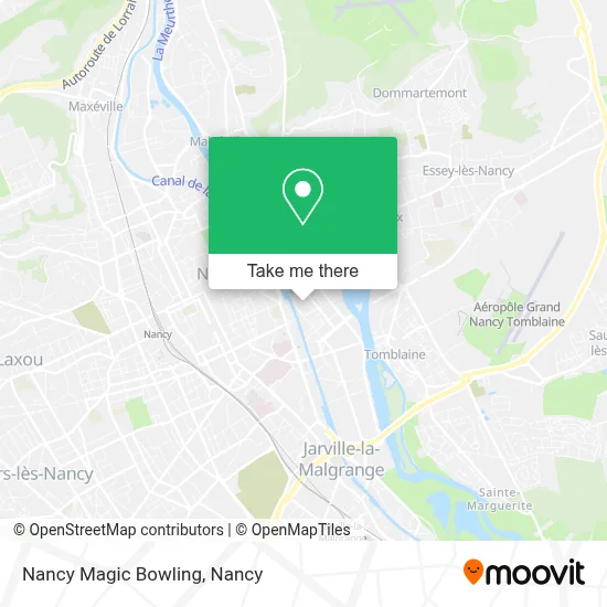 Nancy Magic Bowling map