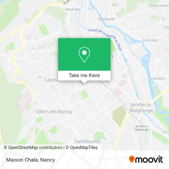 Maison Chala map