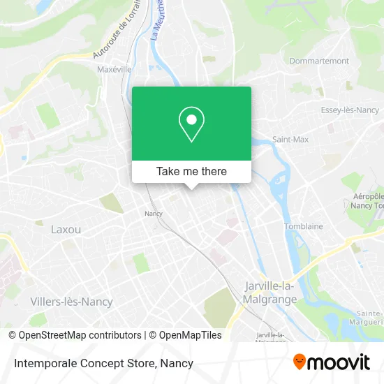 Intemporale Concept Store map
