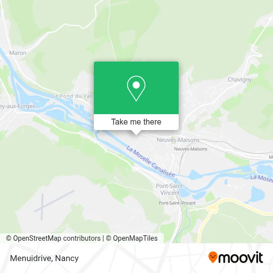 Menuidrive map