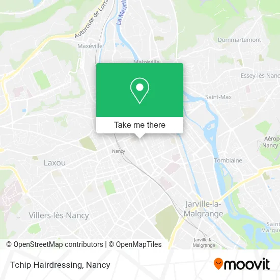 Tchip Coiffure map