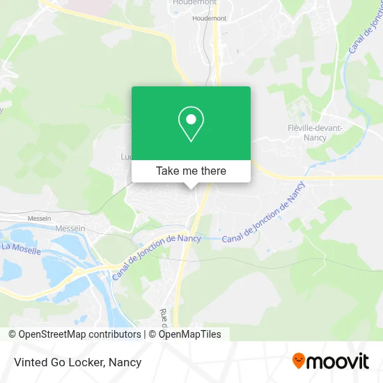 Vinted Go Locker map