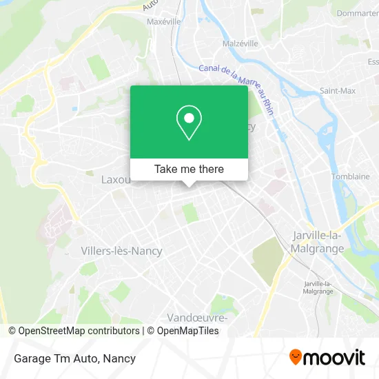 Garage Tm Auto map