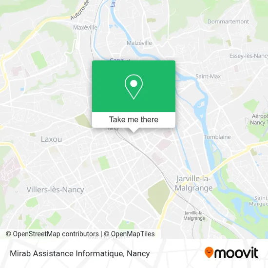Mirab Assistance Informatique map