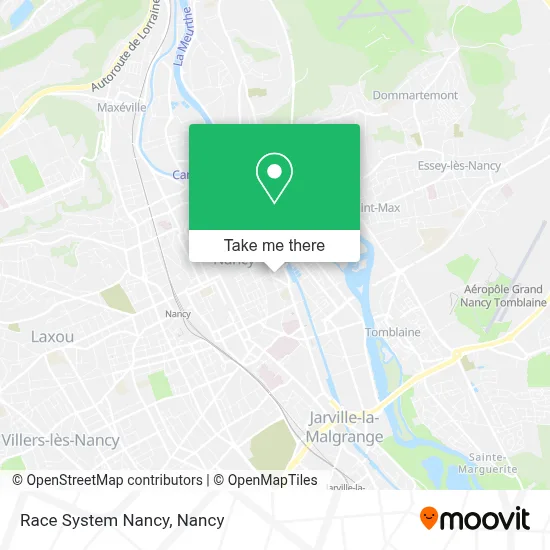 Race System Nancy map