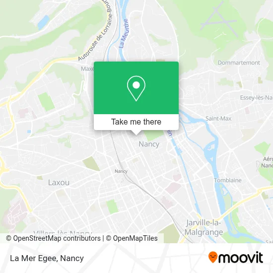 La Mer Egee map
