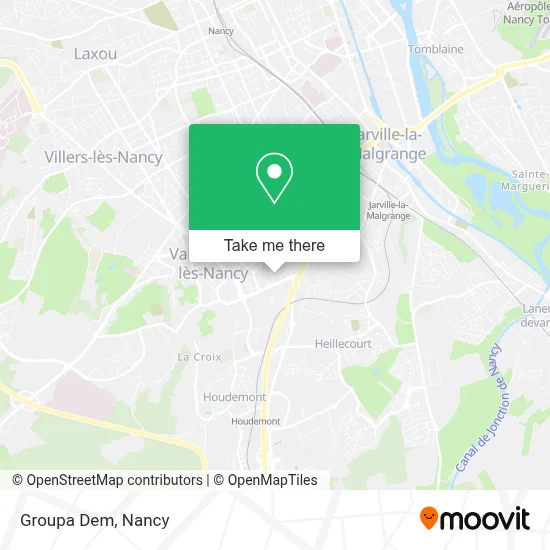 Groupa Dem map