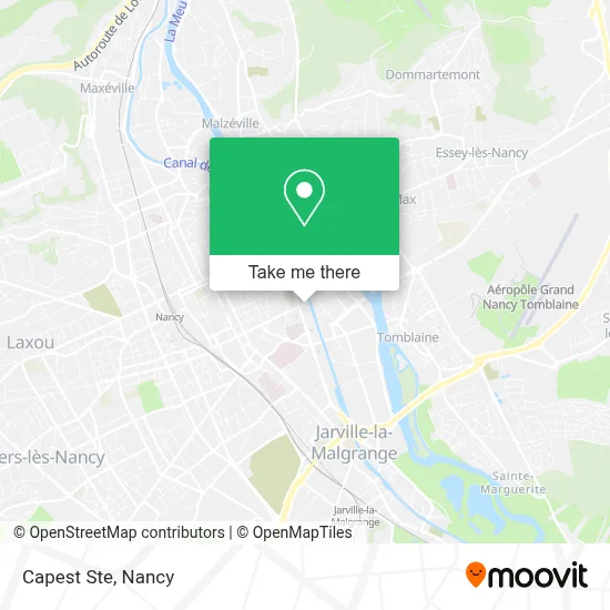 Capest Ste map