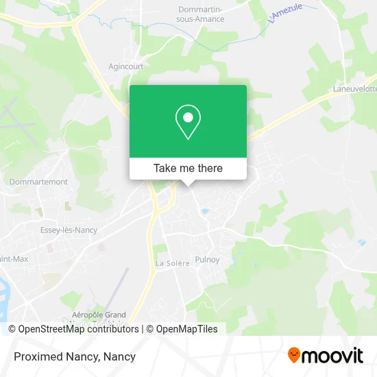 Proximed Nancy map