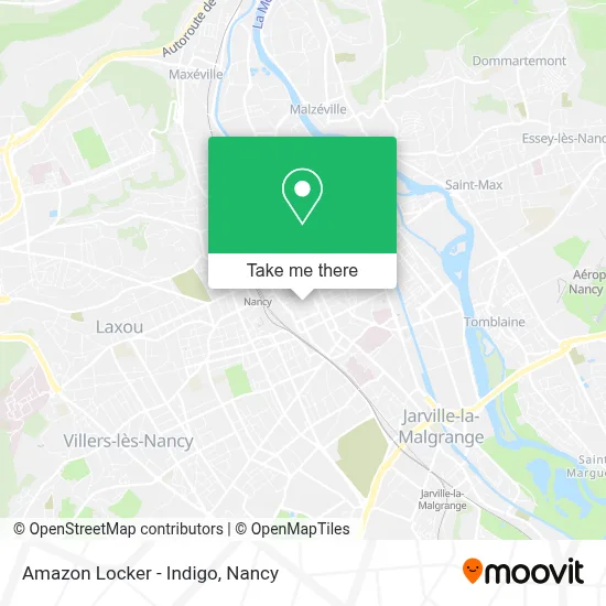 Amazon Locker - Indigo map