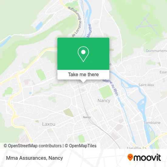 Mma Assurances map