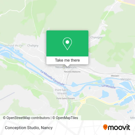 Conception Studio map