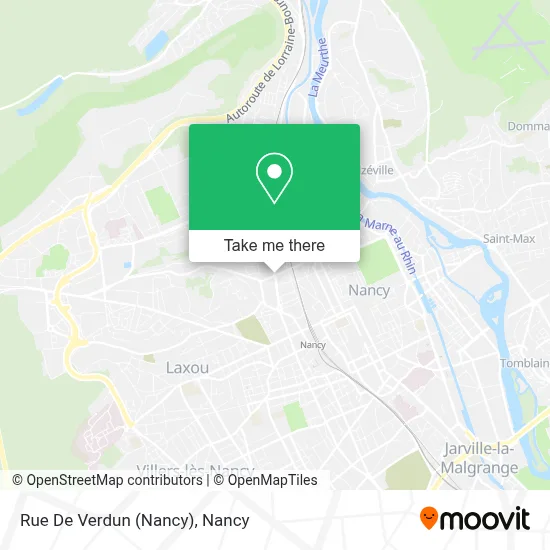 Rue De Verdun (Nancy) map