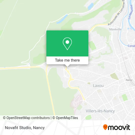 Novafit Studio map