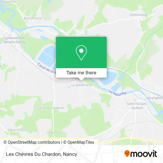 Les Chèvres Du Chardon map