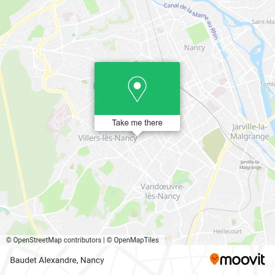 Baudet Alexandre map