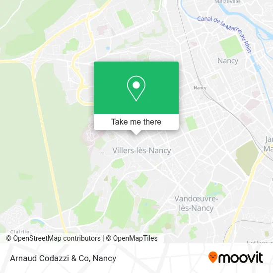 Arnaud Codazzi & Co map