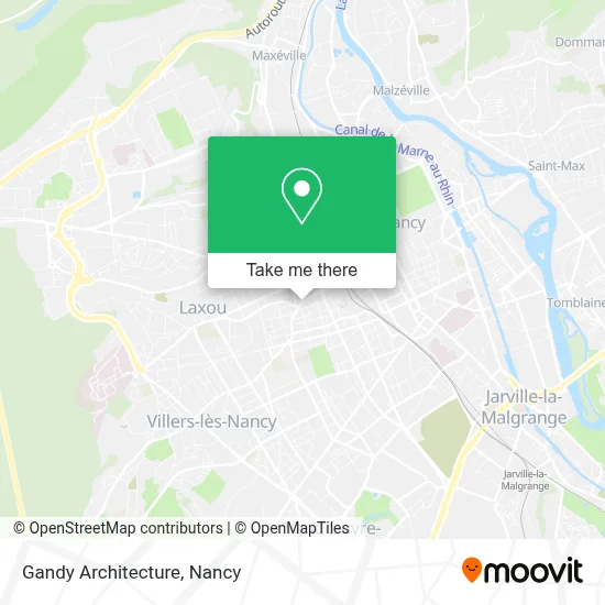 Gandy Architecture map