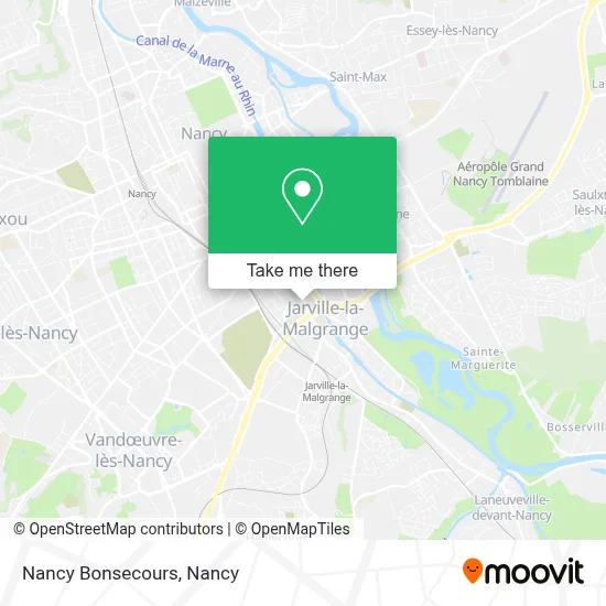 Nancy Bonsecours map