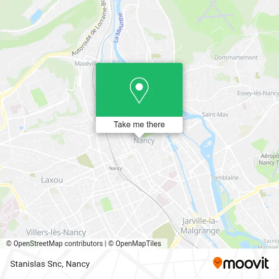 Stanislas Snc map