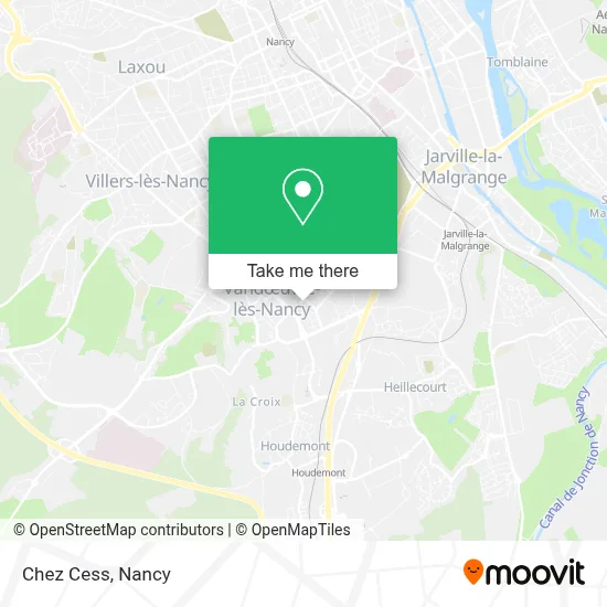 Chez Cess map