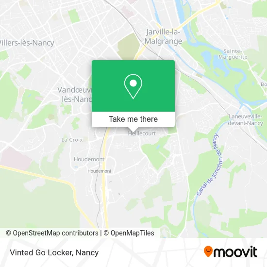 Vinted Go Locker map