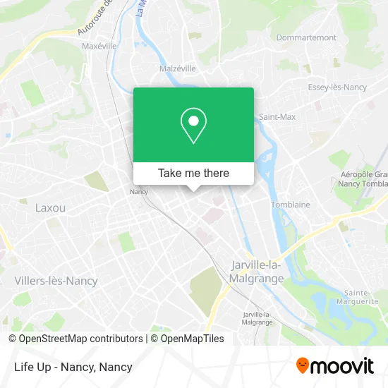 Life Up - Nancy map
