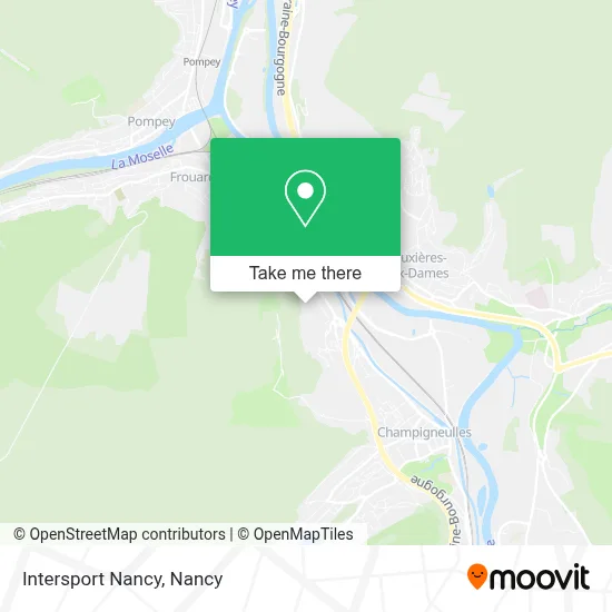 Intersport Nancy map