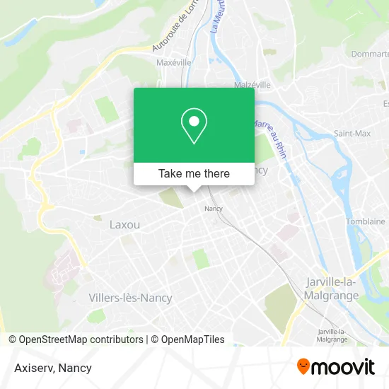 Axiserv map