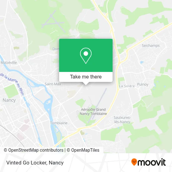 Vinted Go Locker map