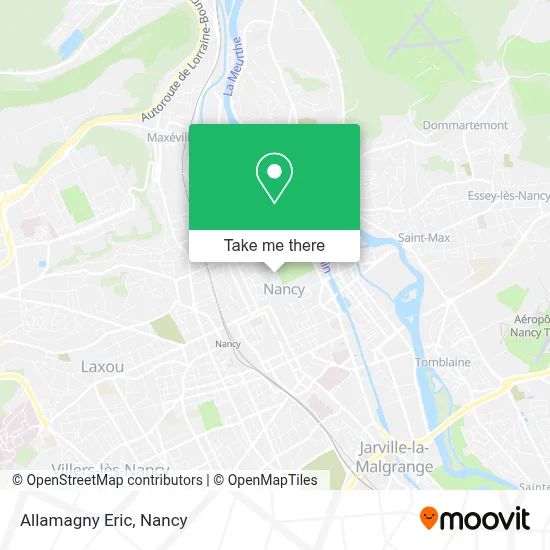 Allamagny Eric map