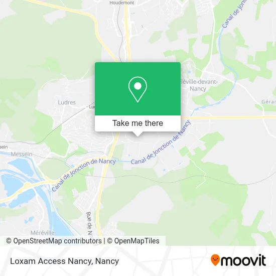 Loxam Access Nancy map