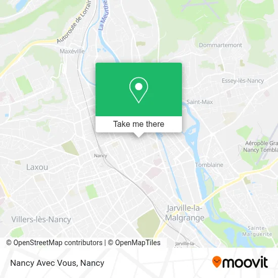 Nancy Avec Vous map