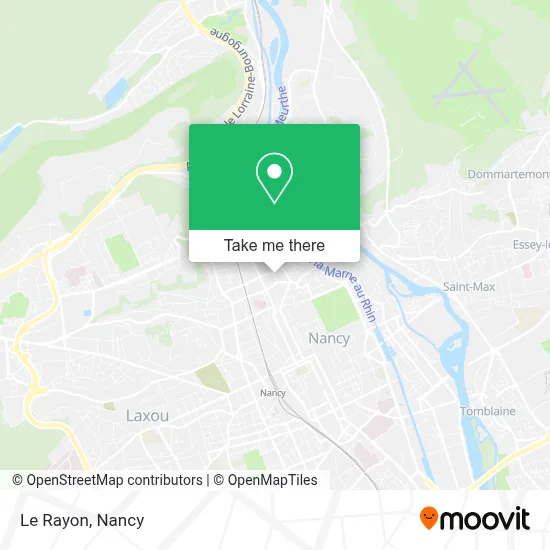 Le Rayon map