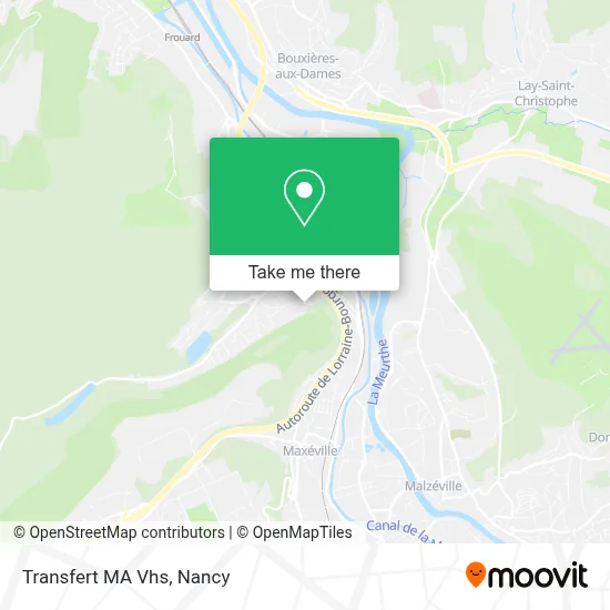 Transfert MA Vhs map